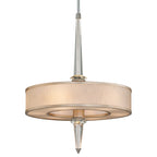 Harlow Pendant Light - Tranquility Silver Leaf
