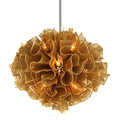 Pulse 12 Light Pendant Light - Gold Leaf