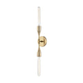 Tara 2 Light Wall Sconce - Aged Brass
