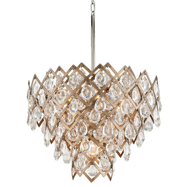 Tiara 7 Light Pendant Light - Vienna Bronze