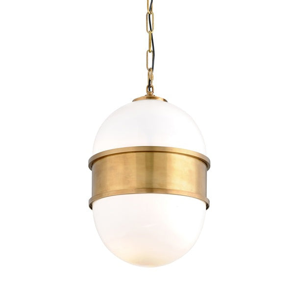 Broomley 2 Light Pendant Light - Vintage Brass
