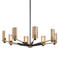 Pilsen 8 Light Chandelier - Brass & Bronze