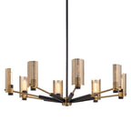 Pilsen 8 Light Chandelier - Brass & Bronze