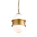 Broomley 1 Light Pendant Light - Vintage Brass