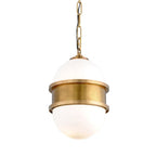 Broomley 1 Light Pendant Light - Vintage Brass