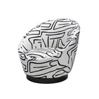 Ekte Occasional Chair - Zebra Black & White