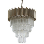Penny Large Chandelier - Silver