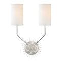 Borland 2 Light Wall Sconce - Polished Nickel