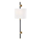 Bowery 2 Light Wall Sconce - Brass