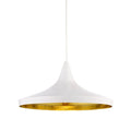 Beat Wide Pendant Light - White