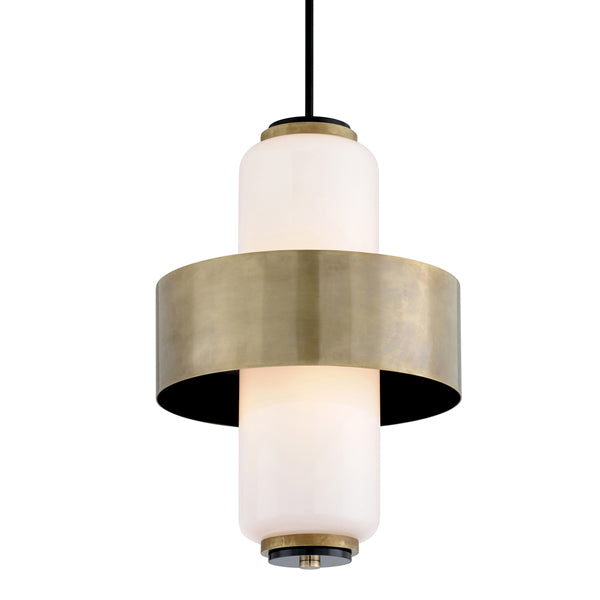 Melrose 4 Light Pendant Light - Vintage Brass