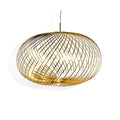 Large Spring Pendant Light - Brass