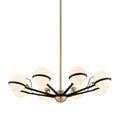 Ace 8 Light Chandelier - Hand-Worked Iron