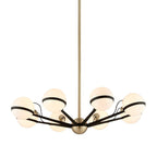 Ace 8 Light Chandelier - Hand-Worked Iron