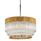 Charisma 8 Light Pendant Light - Gold Leaf