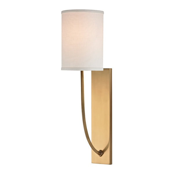 Colton 1 Light Wall Sconce - Aged Brass