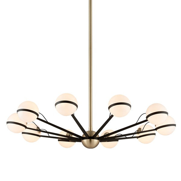 Ace 10 Light Chandelier - Hand-Worked Iron
