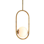 Everley 1 Light Pendant Light - Vintage Brass