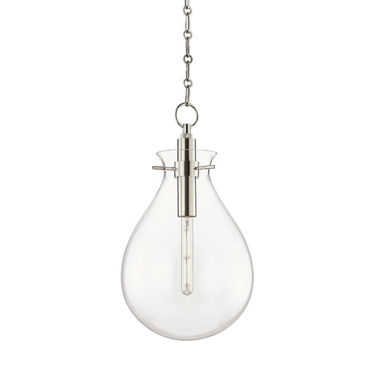 Ivy Steel 1 Light Medium Pendant (BKO102-PN-CE) | Outlet