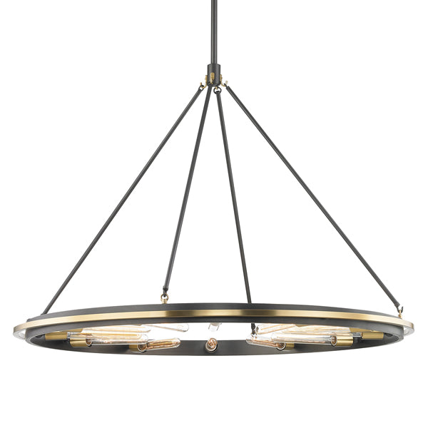 Chambers 12 Light Pendant Light - Aged Old Bronze
