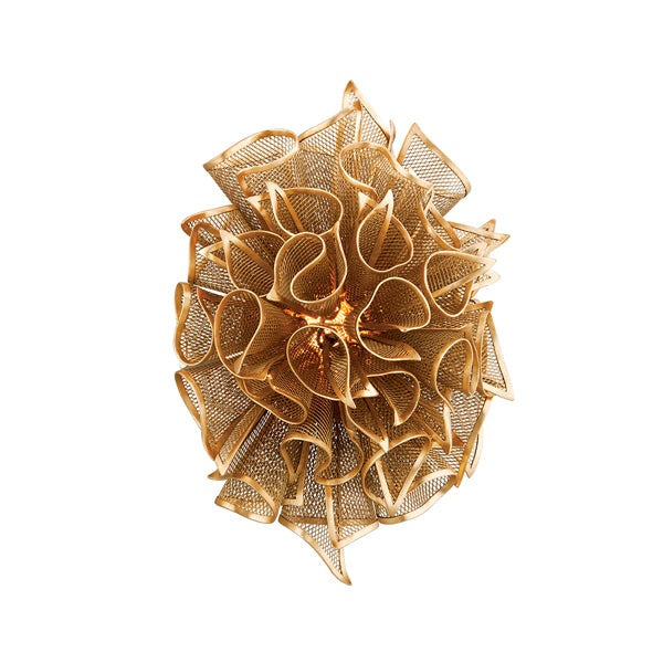 Pulse 1 Light Wall Sconce - Gold Leaf