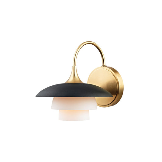Barron Wall Light - Aged Brass & Opal