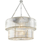 infinity Double Chandelier - Nickel Finish
