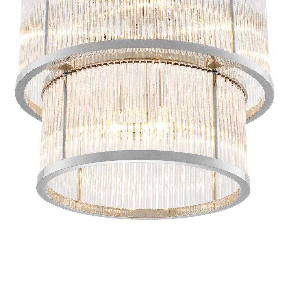 Pasadena Chandelier - Nickel Finish