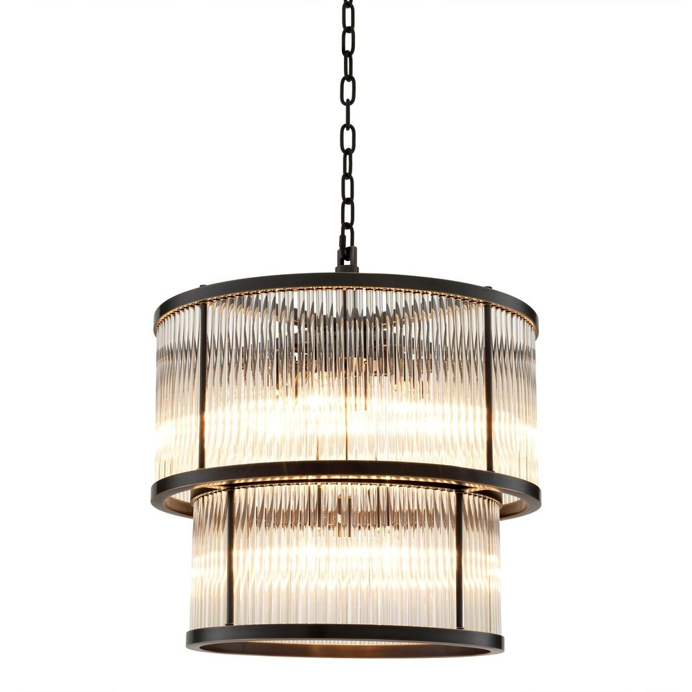 Pasadena Chandelier - Bronze Highlight Finish