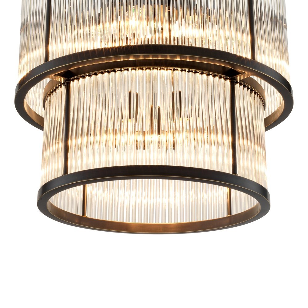 Pasadena Chandelier - Bronze Highlight Finish