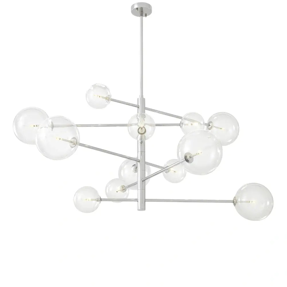 Argento Chandelier - Nickel Finish