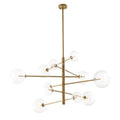 Argento Chandelier - Antique Brass Finish