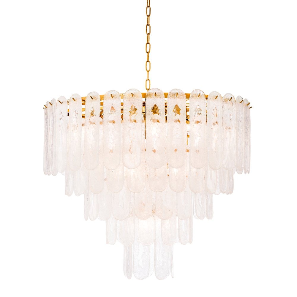 Riveria Chandelier - Gold Finish