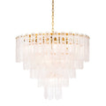 Riveria Chandelier - Gold Finish