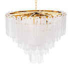 Riveria Chandelier - Gold Finish