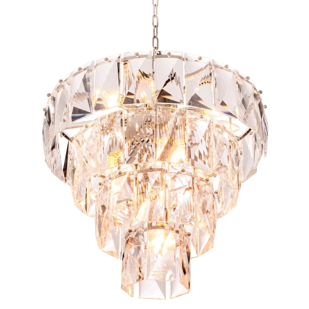 Amazone Chandelier - Nickel Finish