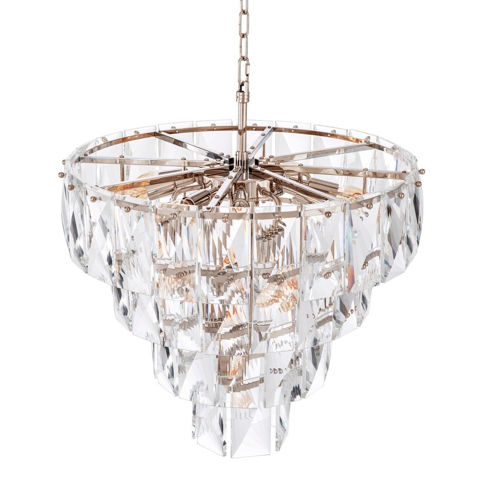 Amazone Chandelier - Nickel Finish