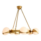 Piazetta Chandelier - Antique Brass Finish