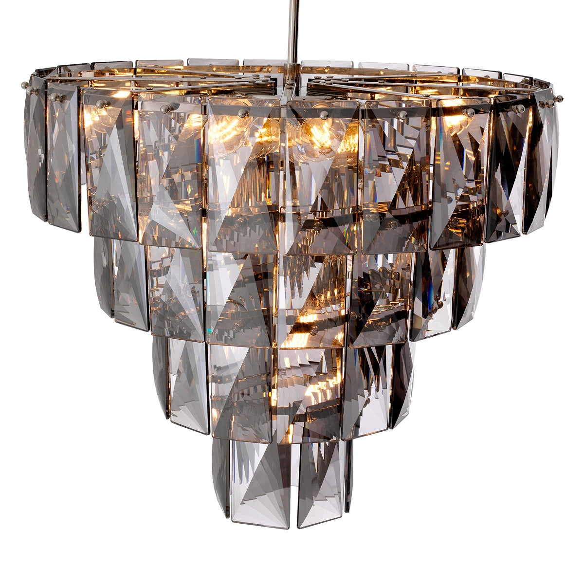 Amazone Small Chandelier - Smoke Glass