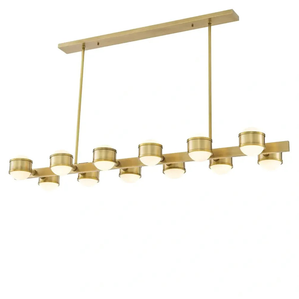 Aldo Chandelier - Antique Brass Finish