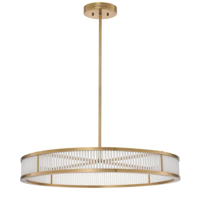 Thibaud Large Chandelier - Antique Brass