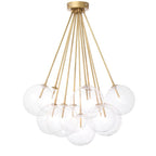 Molecule Chandelier - Antique Brass