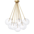 Molecule Chandelier - Antique Brass