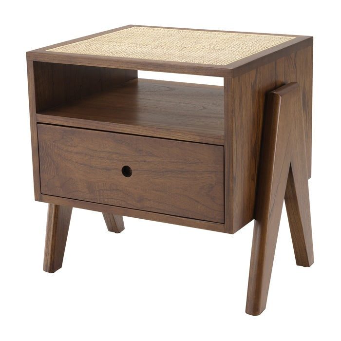 Latour Bedside Table - Brown