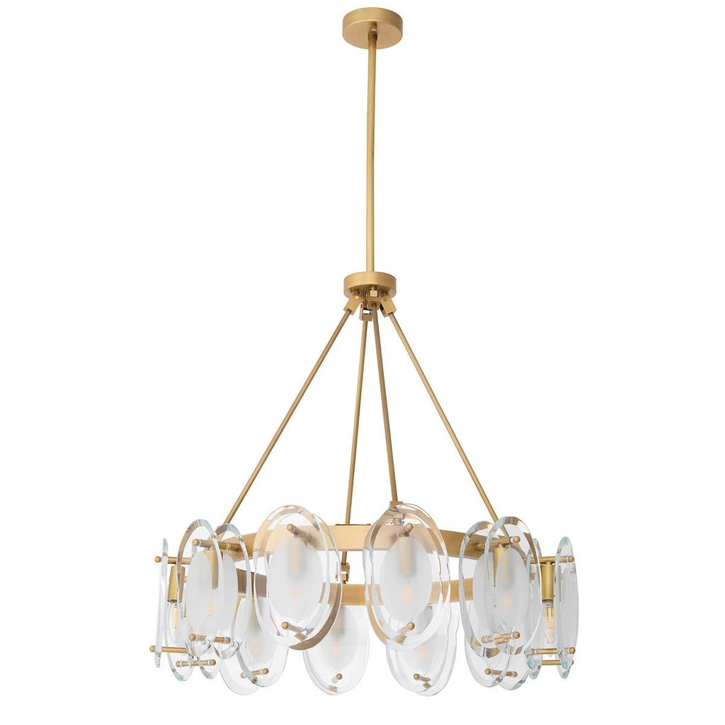 Sublime Chandelier - Antique Brass Finish