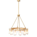 Sublime Chandelier - Antique Brass Finish