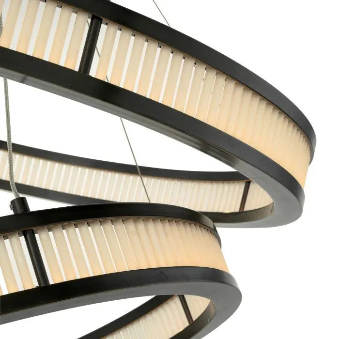 Damien Double Chandelier - Bronze