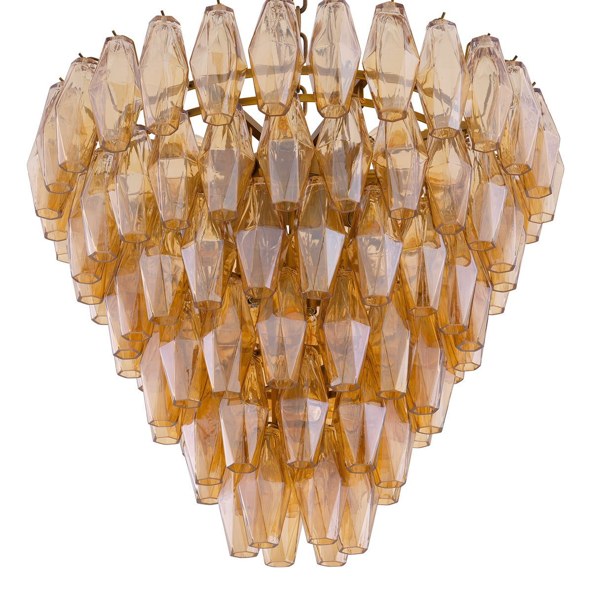 Benini Small Chandelier - Antique Brass