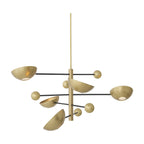 Salinas Chandelier - Antique Brass