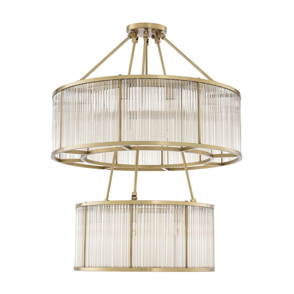Bernardi Chandelier - Antique Brass